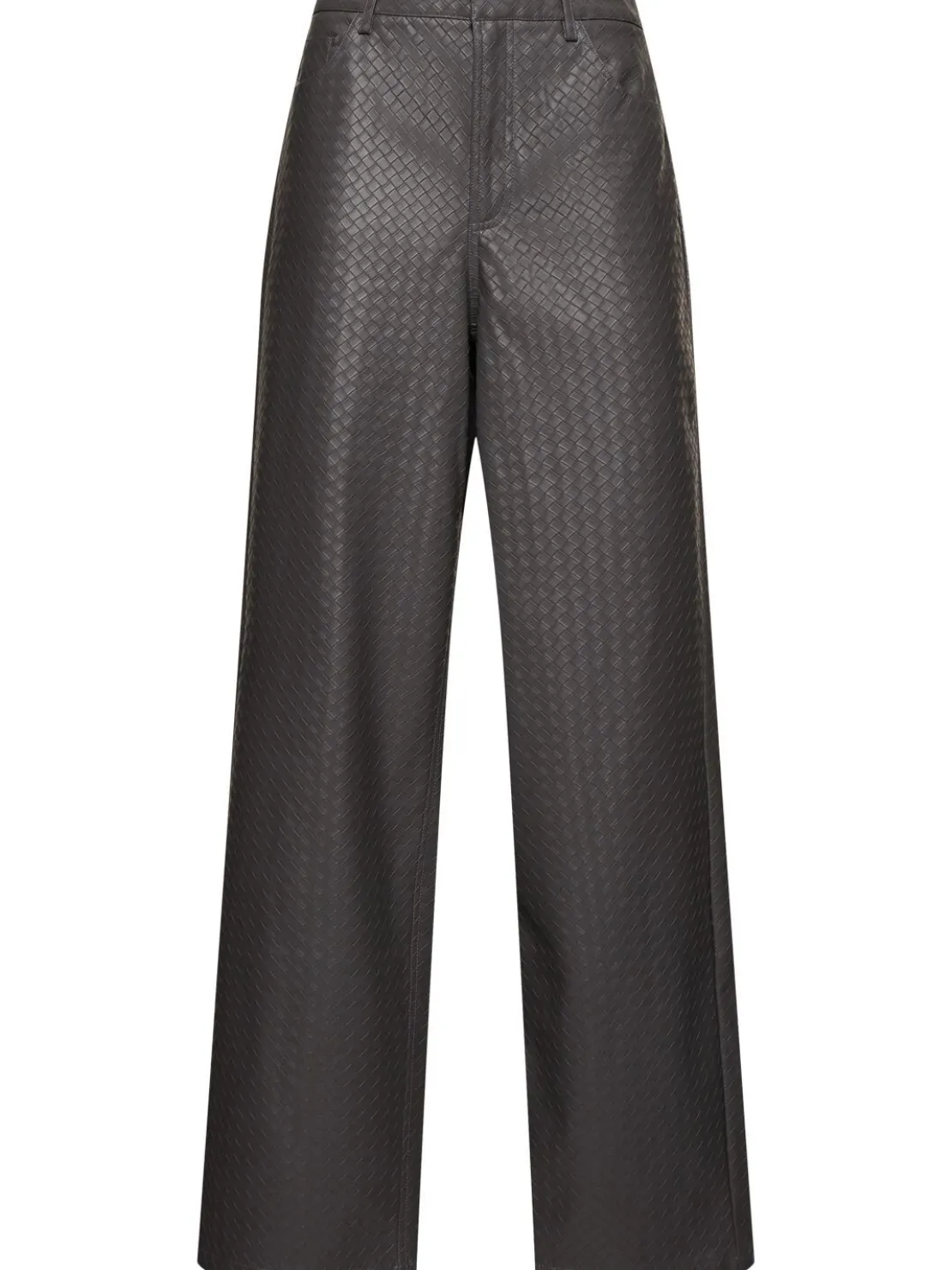 Pantaloni vita alta in techno con stampa