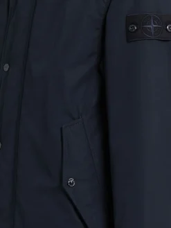 Parka corto in tela di cotone