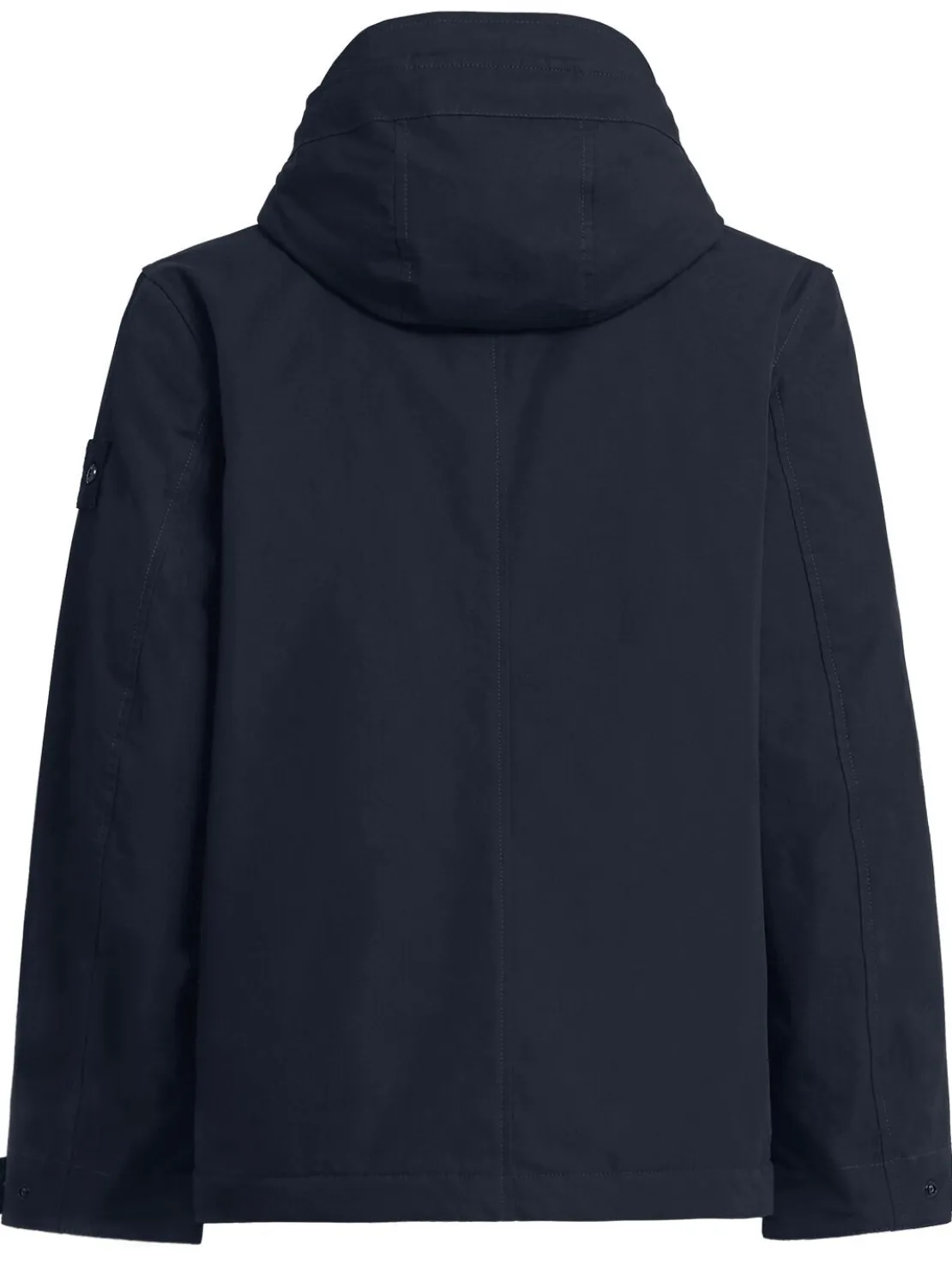 Parka corto in tela di cotone