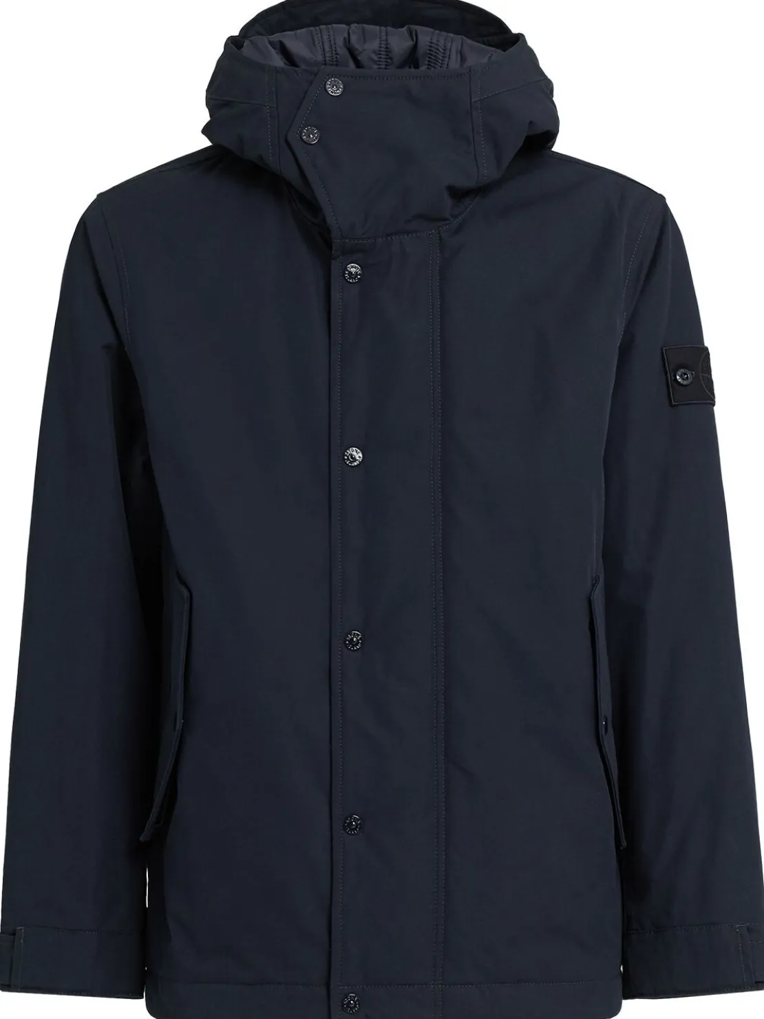 Parka corto in tela di cotone