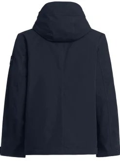 Parka corto in tela di cotone