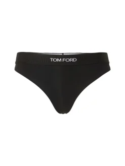 Perizoma in jersey di modal con logo