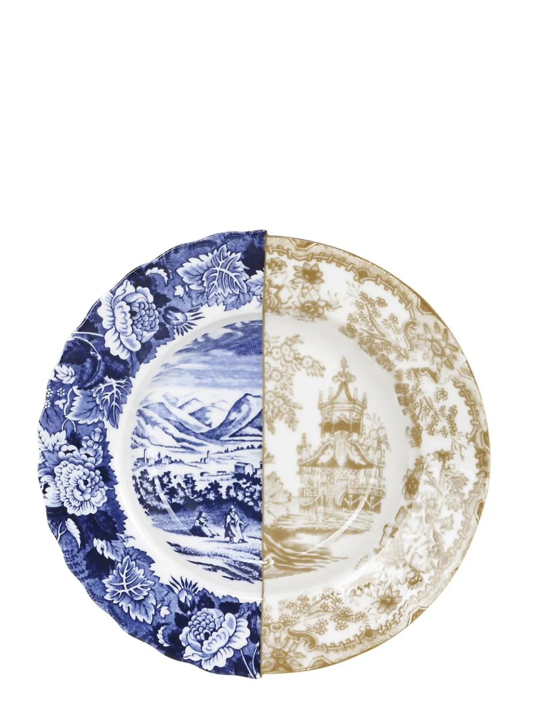 Piatto fondo Hybrid Sofronia in bone china
