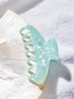 Pinza per capelli Moon in acetato di cellulosa