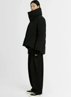 Piumino collo alto Naska in nylon opaco