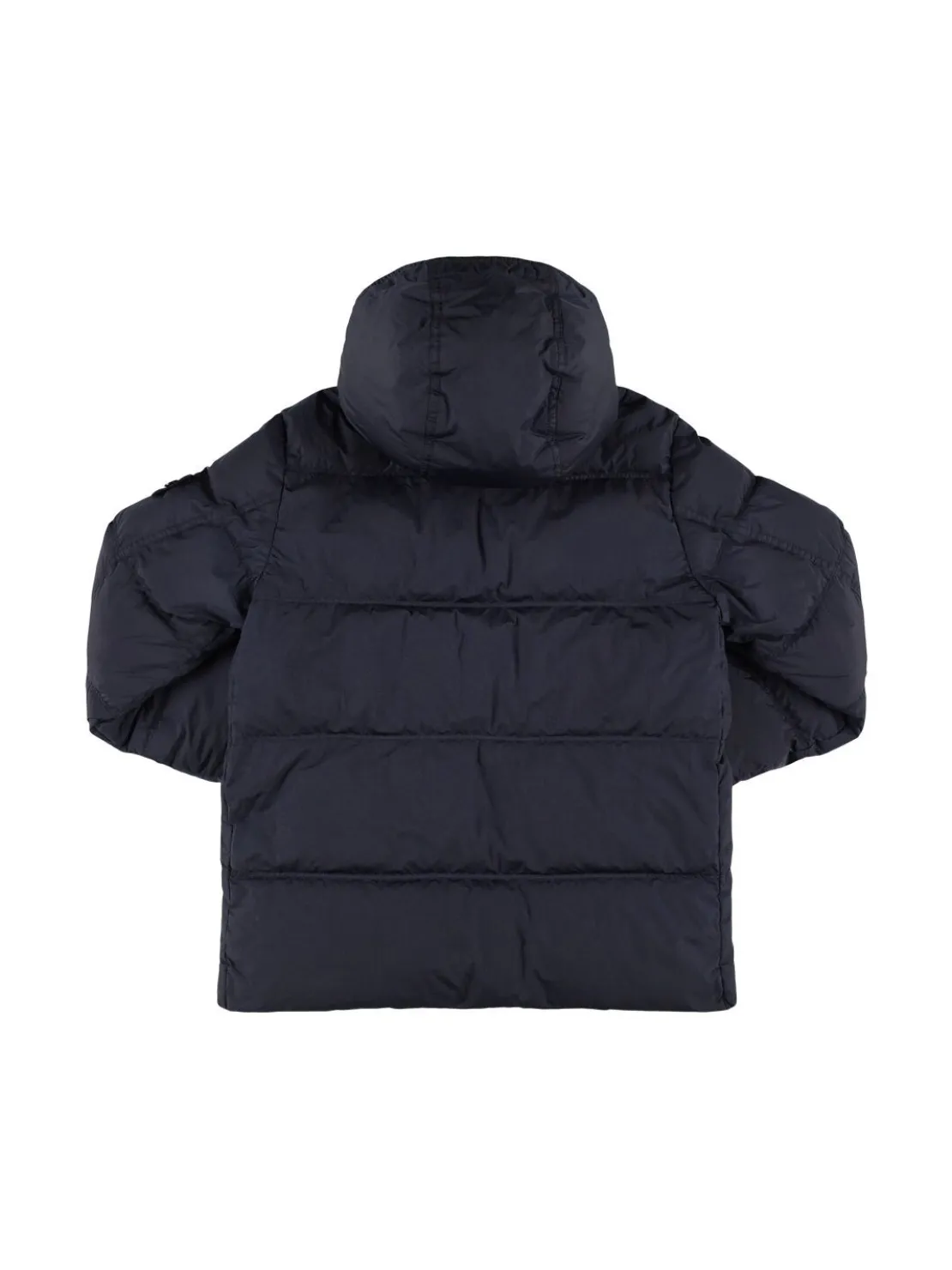 Piumino in nylon con cappuccio