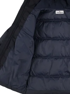 Piumino in nylon con cappuccio