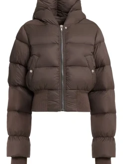 Piumino in nylon leggero con cappuccio