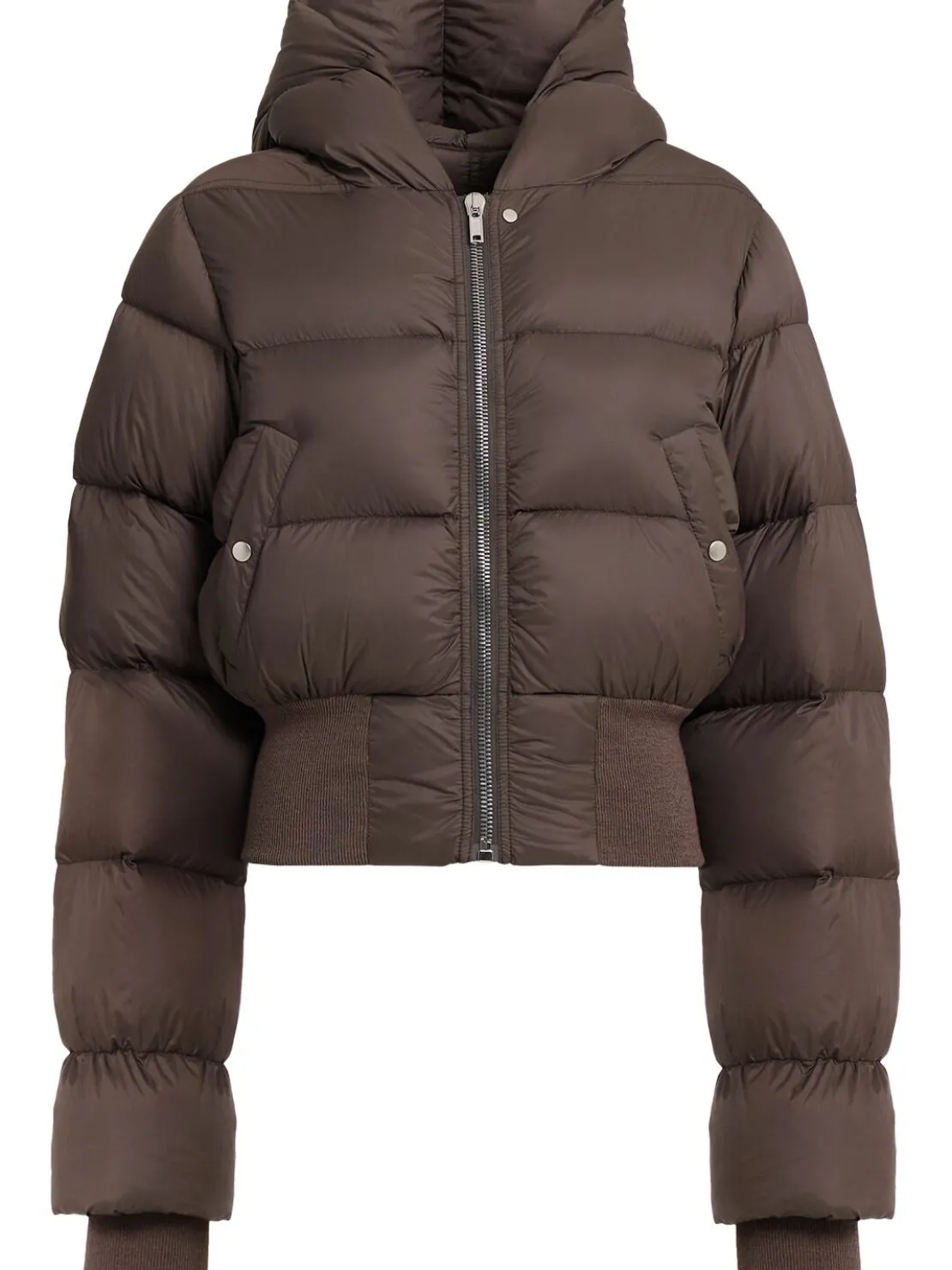 Piumino in nylon leggero con cappuccio