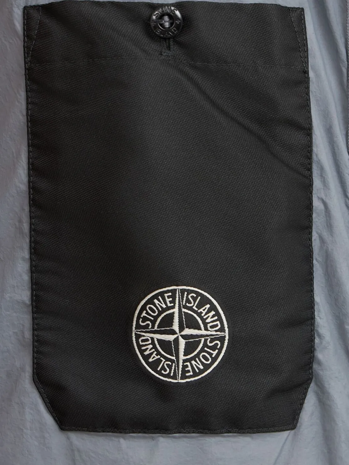 Piumino parka corto in nylon