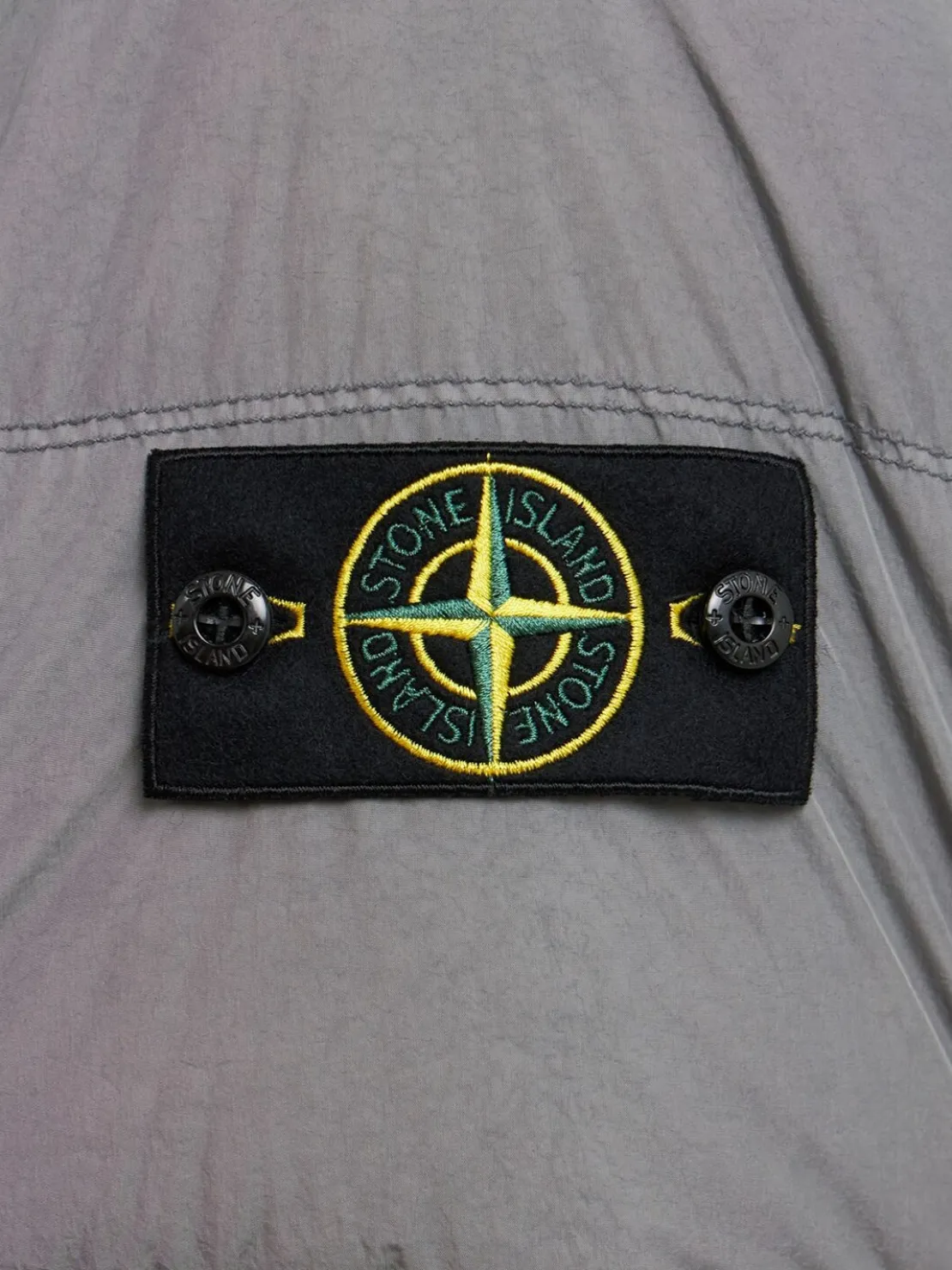 Piumino parka corto in nylon