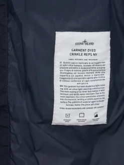 Piumino parka corto in nylon