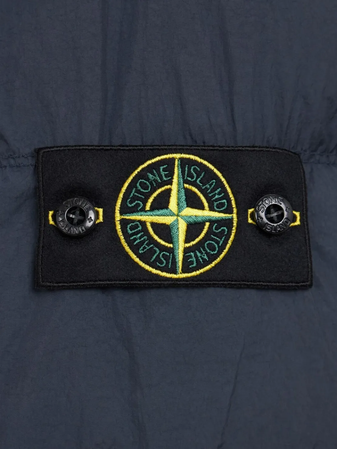 Piumino parka corto in nylon
