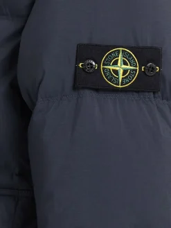 Piumino parka corto in ripstop