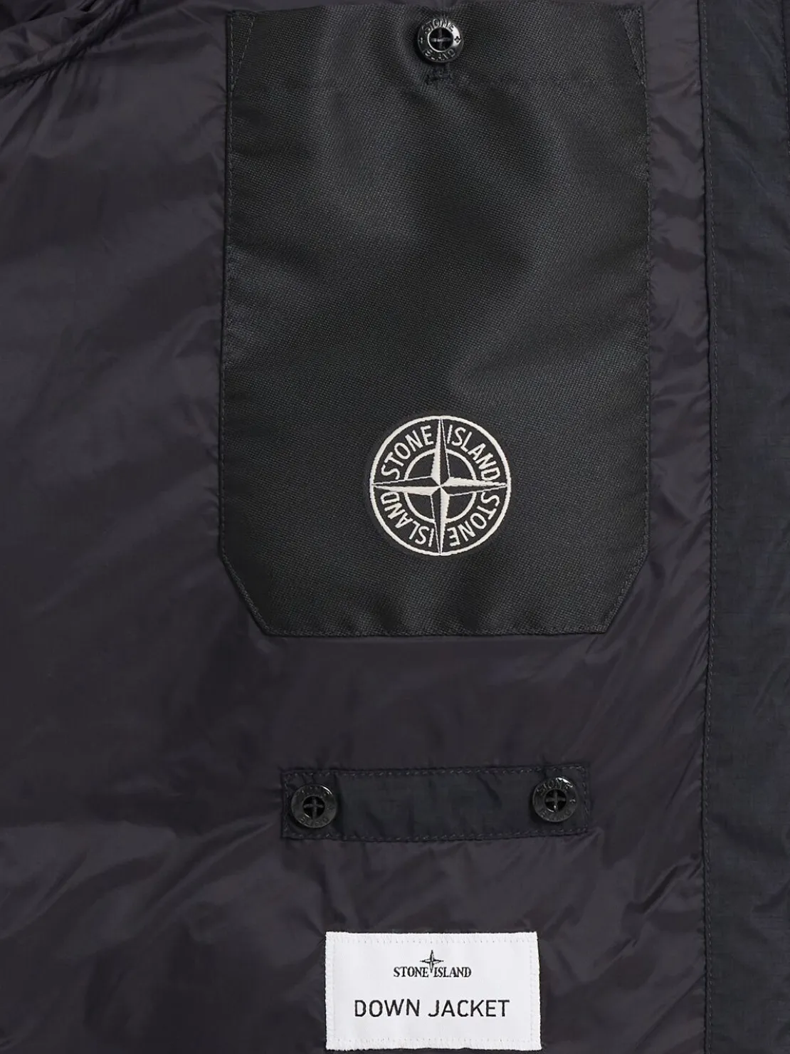 Piumino parka corto in ripstop