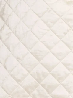 Plush zip-up mock neck jacket