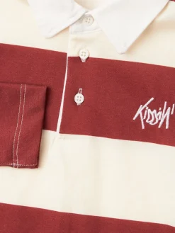 Polo in cotone a righe