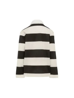 Polo in cotone a righe