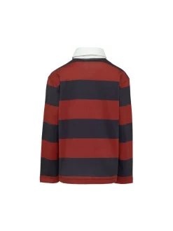 Polo in cotone a righe