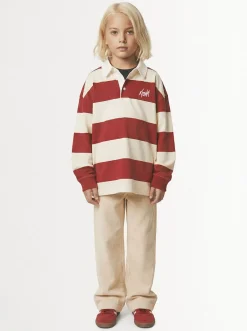 Polo in cotone a righe
