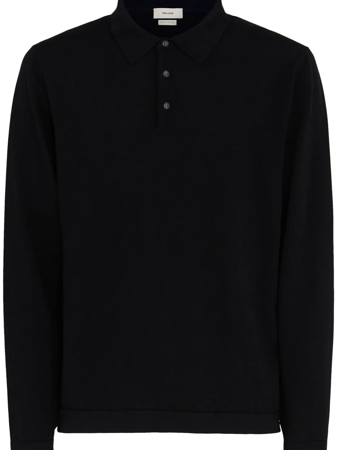Polo in maglia di lana leggera