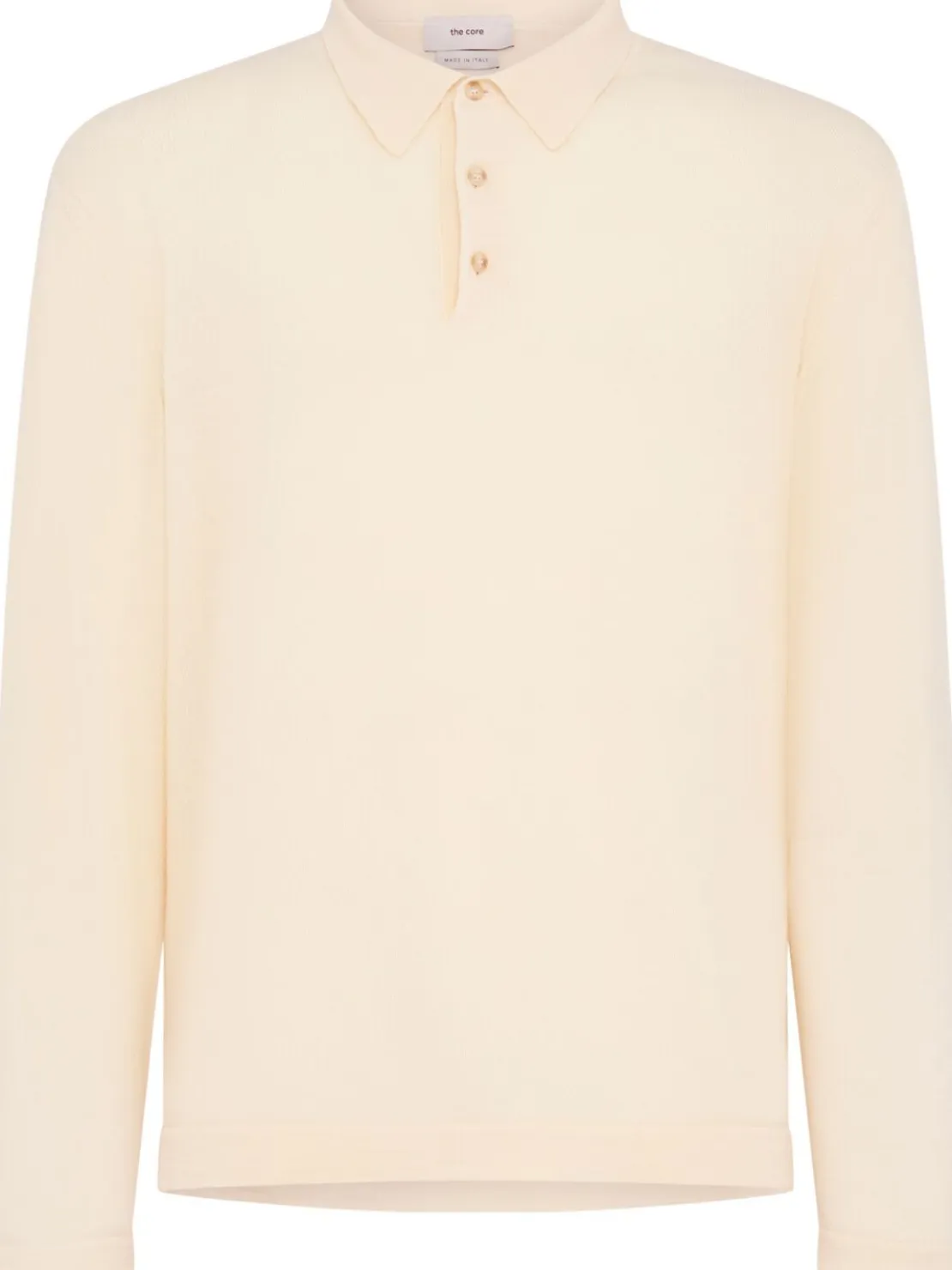 Polo in maglia di lana leggera