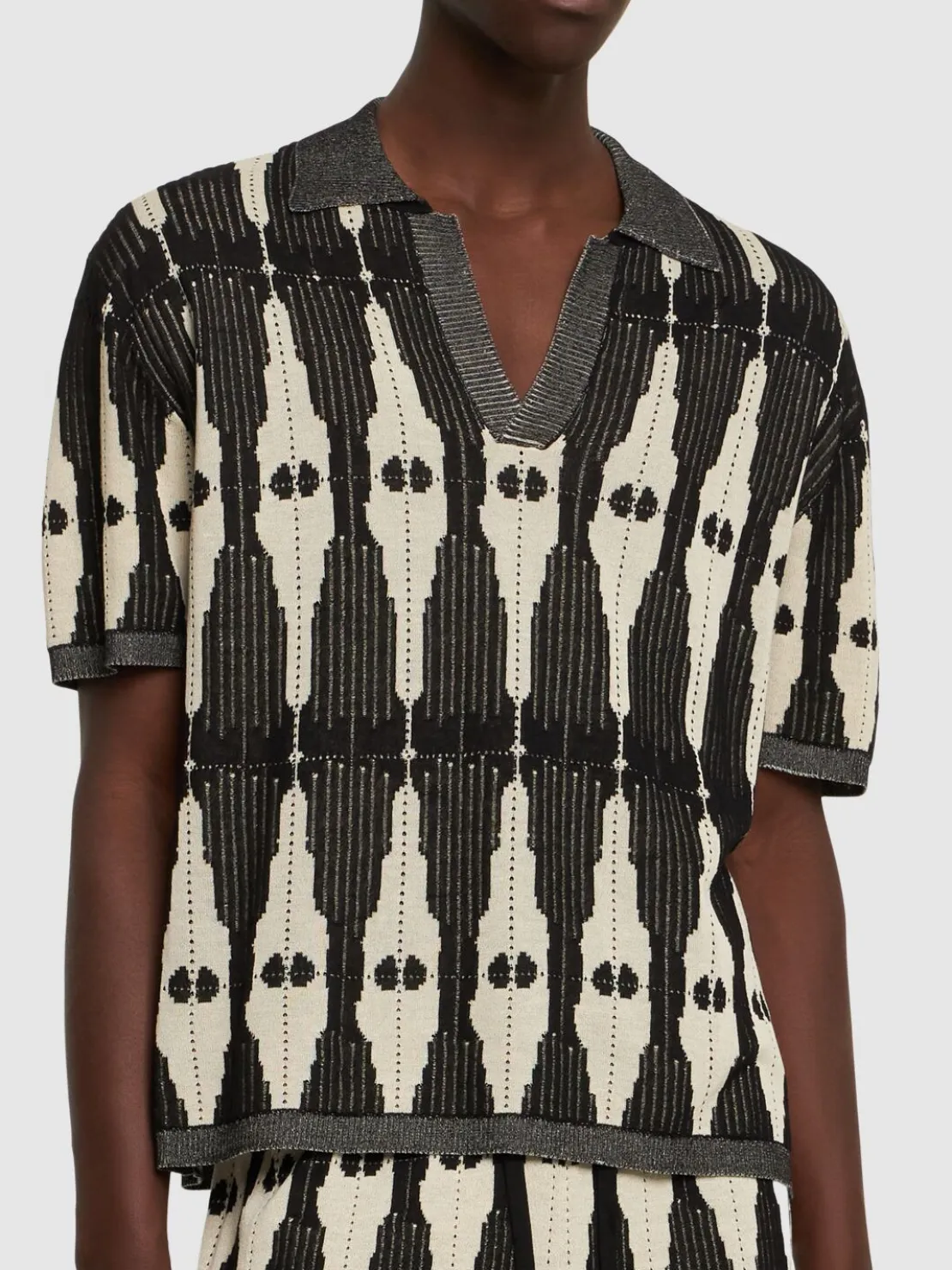Polo Ritual in maglia jacquard