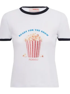 Popcorn print baby t-shirt