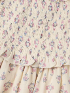 Printed cotton dress