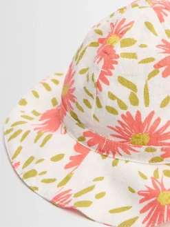 Printed cotton hat