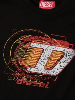 Printed cotton jersey t-shirt