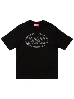 Printed cotton jersey t-shirt