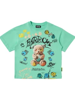 Printed cotton jersey t-shirt
