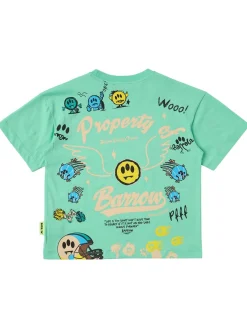 Printed cotton jersey t-shirt