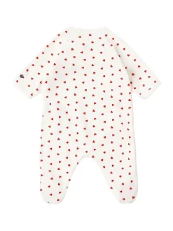 Printed cotton romper