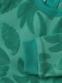 Printed cotton sweatshirt