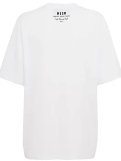 Printed cotton t-shirt