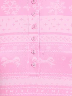 Printed pajama set