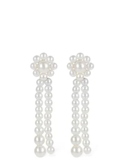 Promenade de Fleur 14kt & pearl earrings