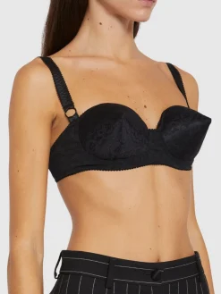 Reggiseno in raso e pizzo