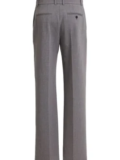 Relian stretch wool straight pants