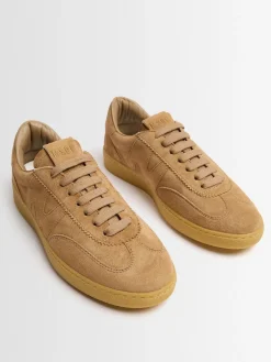 Retro Trainer suede lace-up sneakers