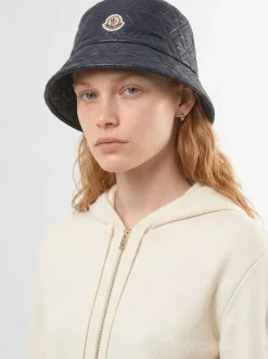 Reversible nylon bucket hat