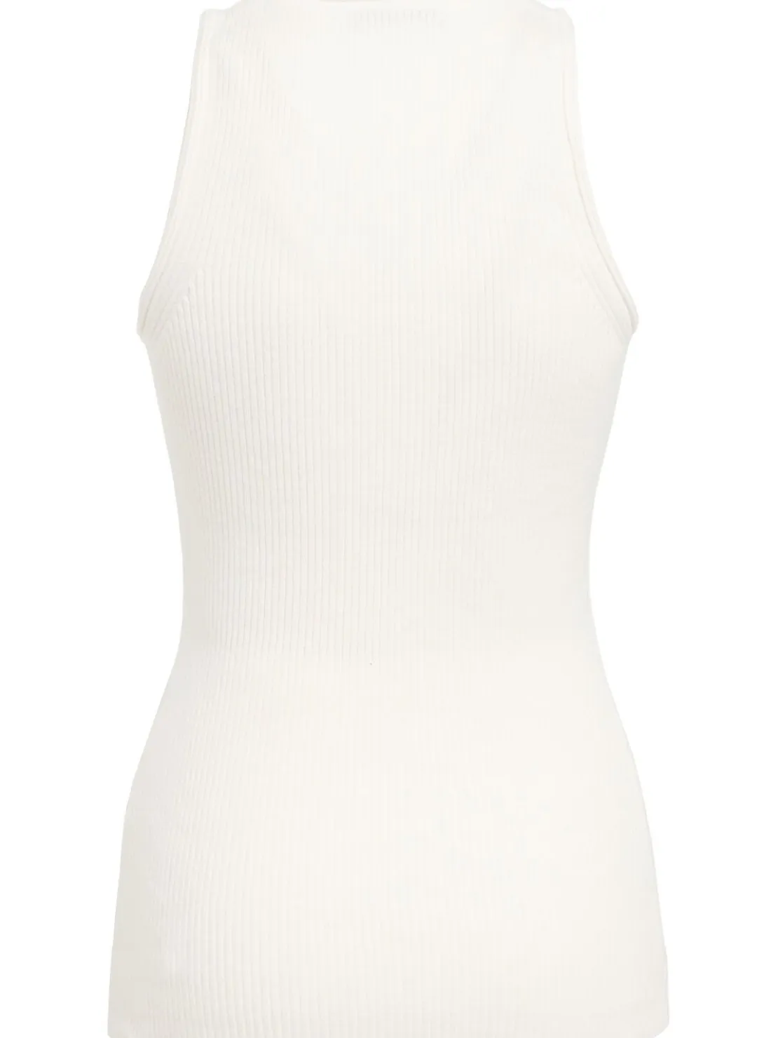Ribbed cotton tank top