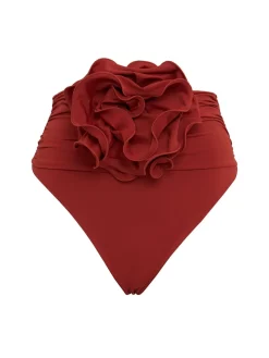 Rose detail bikini bottoms