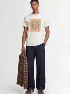 Safari wardrobe print cotton t-shirt