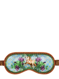 Sagittarius printed silk sleep mask