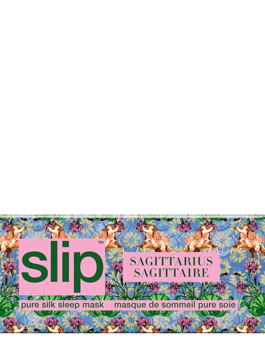 Sagittarius printed silk sleep mask