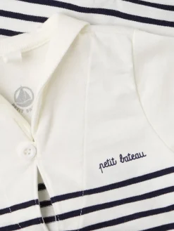 Sailor printed cotton jersey romper