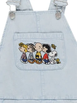 Salopette in denim di cotone